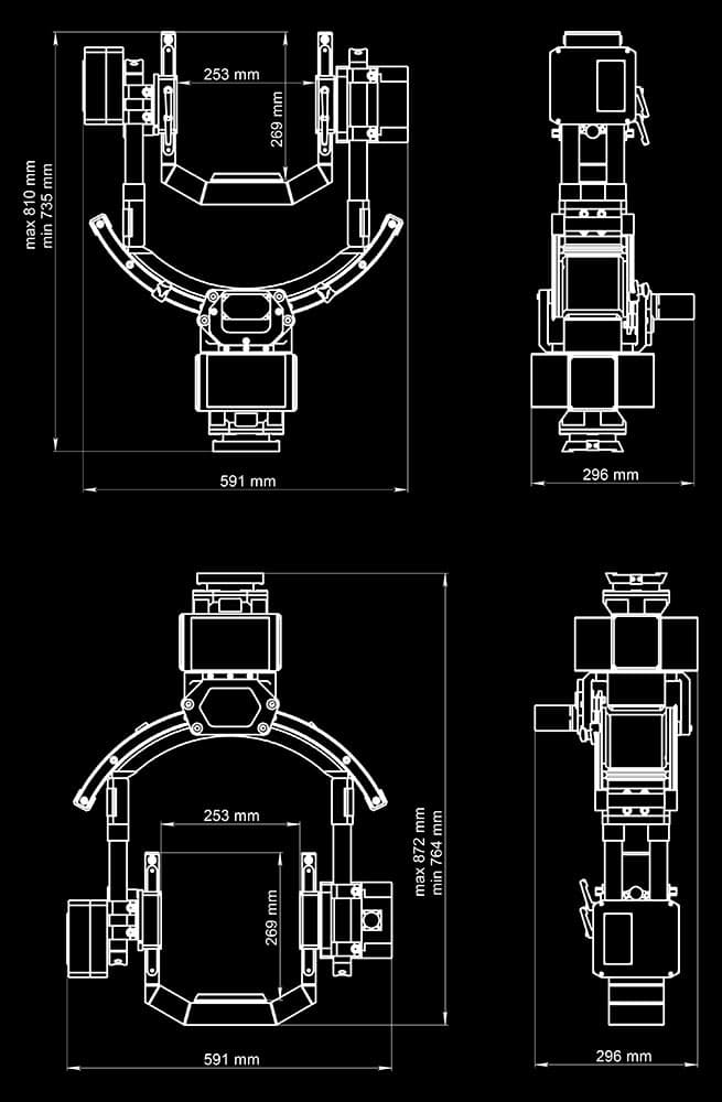 Apex Flight Head dimensions and configurations
