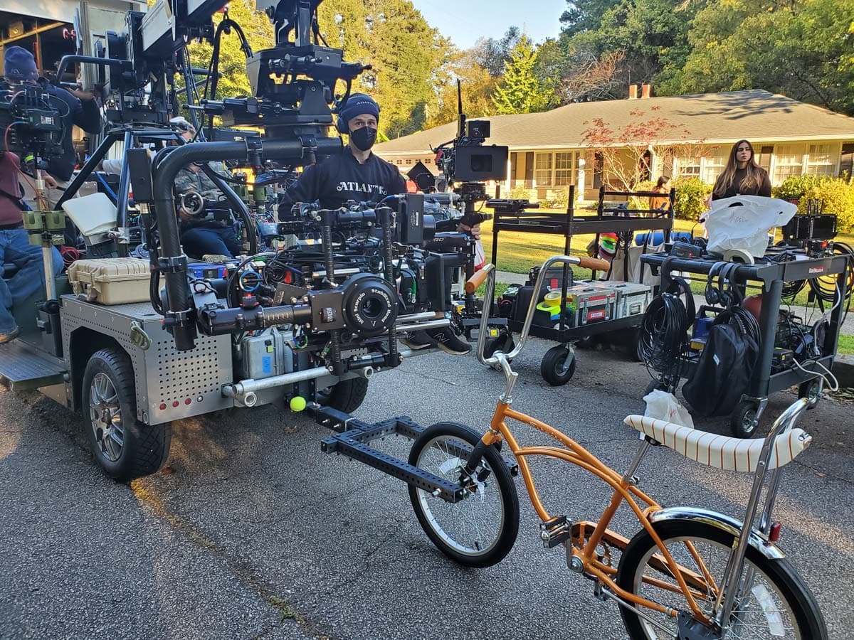 Mini Scorpio Stab Head V rigged on crane