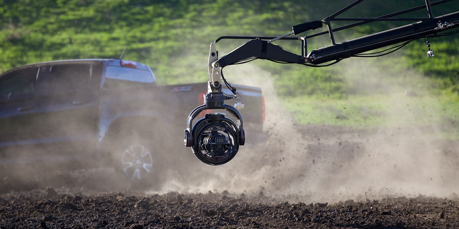 Oculus gimbal on Chevy trucks shoot