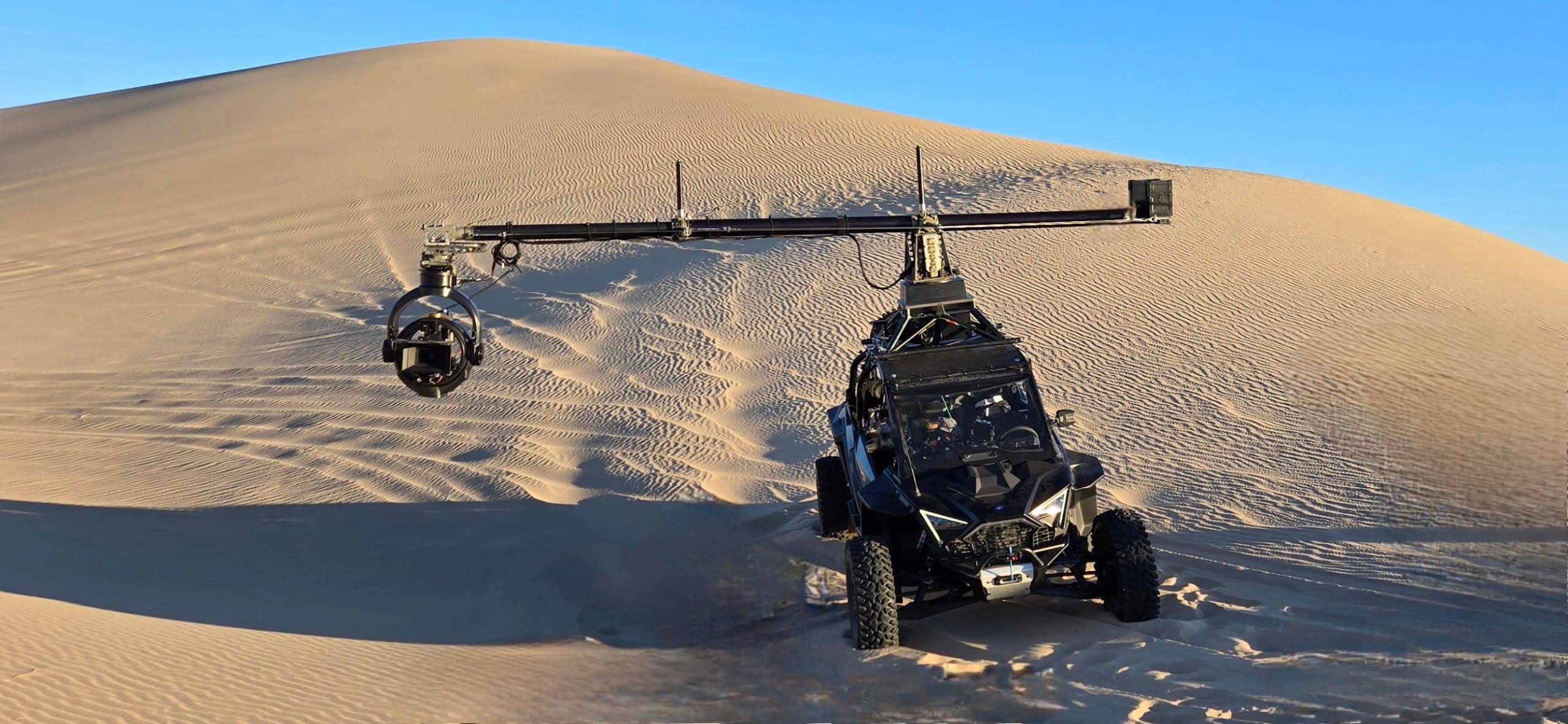 Polaris RZR rigged for filming