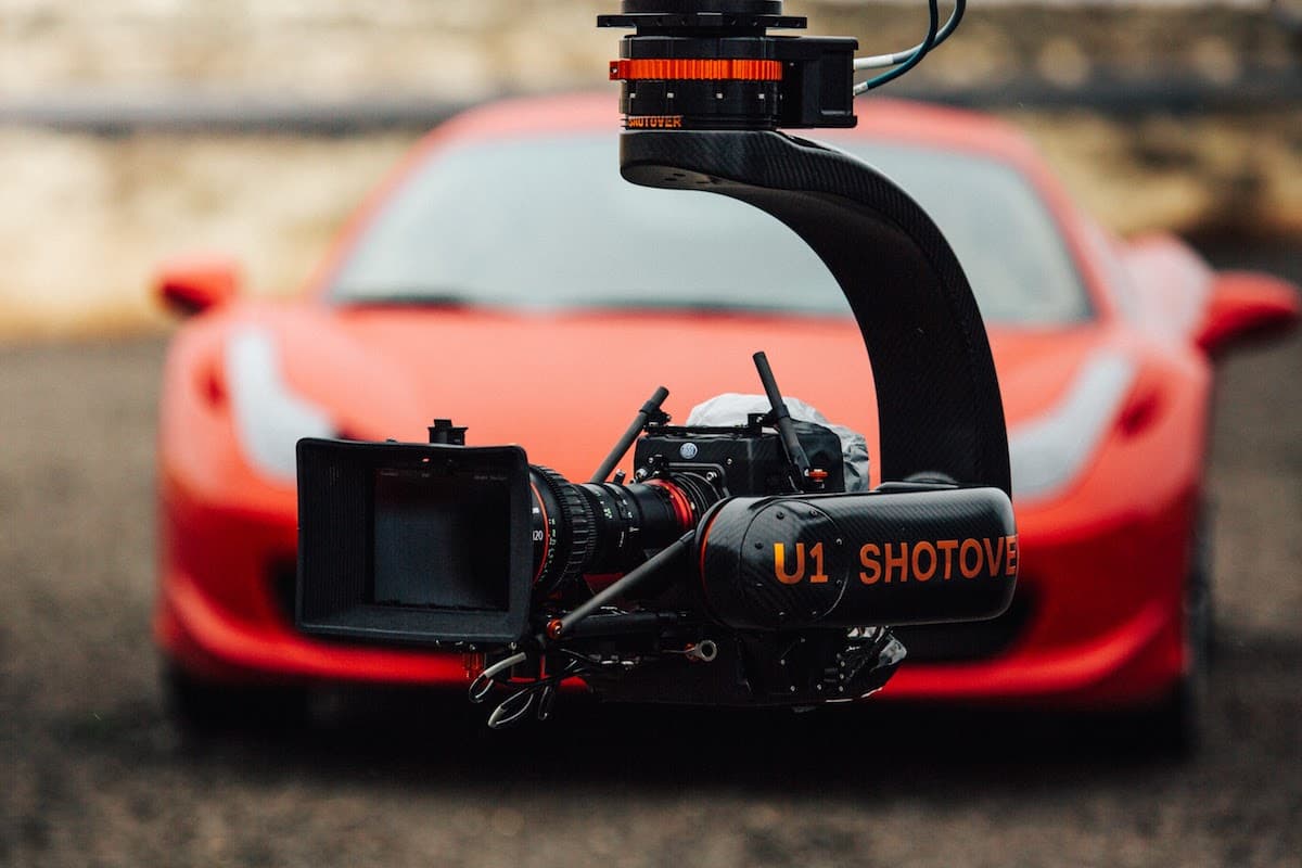 Shotover G1 mounted on crane