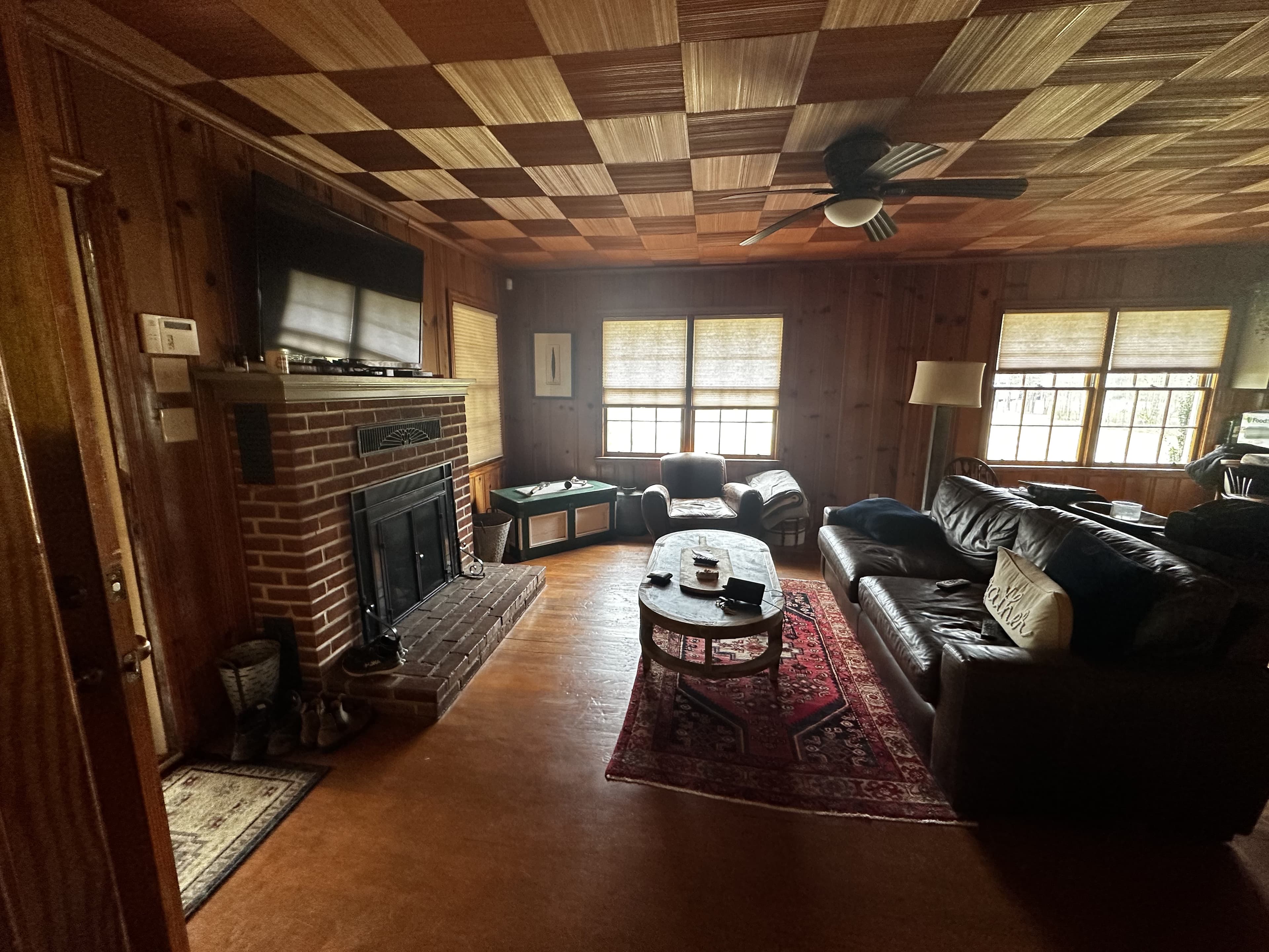Living room wide view